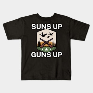 Suns up guns up Kids T-Shirt